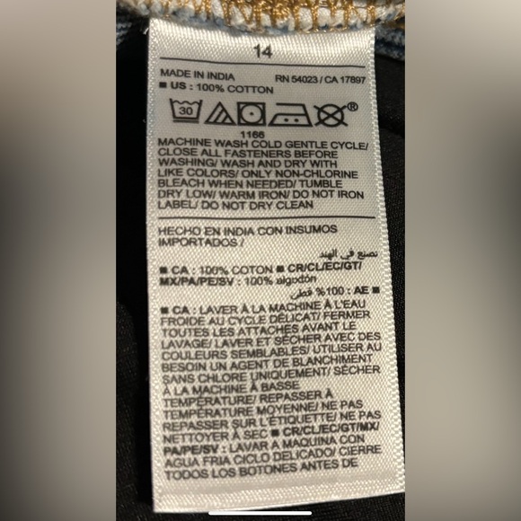 OLD NAVY Mid-Rise Jean skirt size 14 Woman’s - Picture 3 of 3